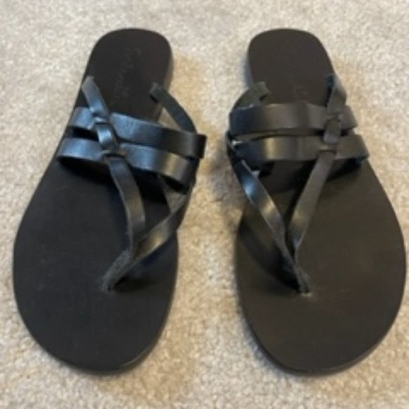 Splendid Black Sandals Size 8.5B - Picture 1 of 5
